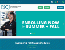 Tablet Screenshot of fscj.edu